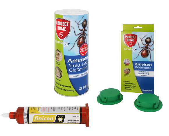 Ameisenmittel | Pestify-Ameisenset Ködergel, Köderdose, Streu- und Gießmittel