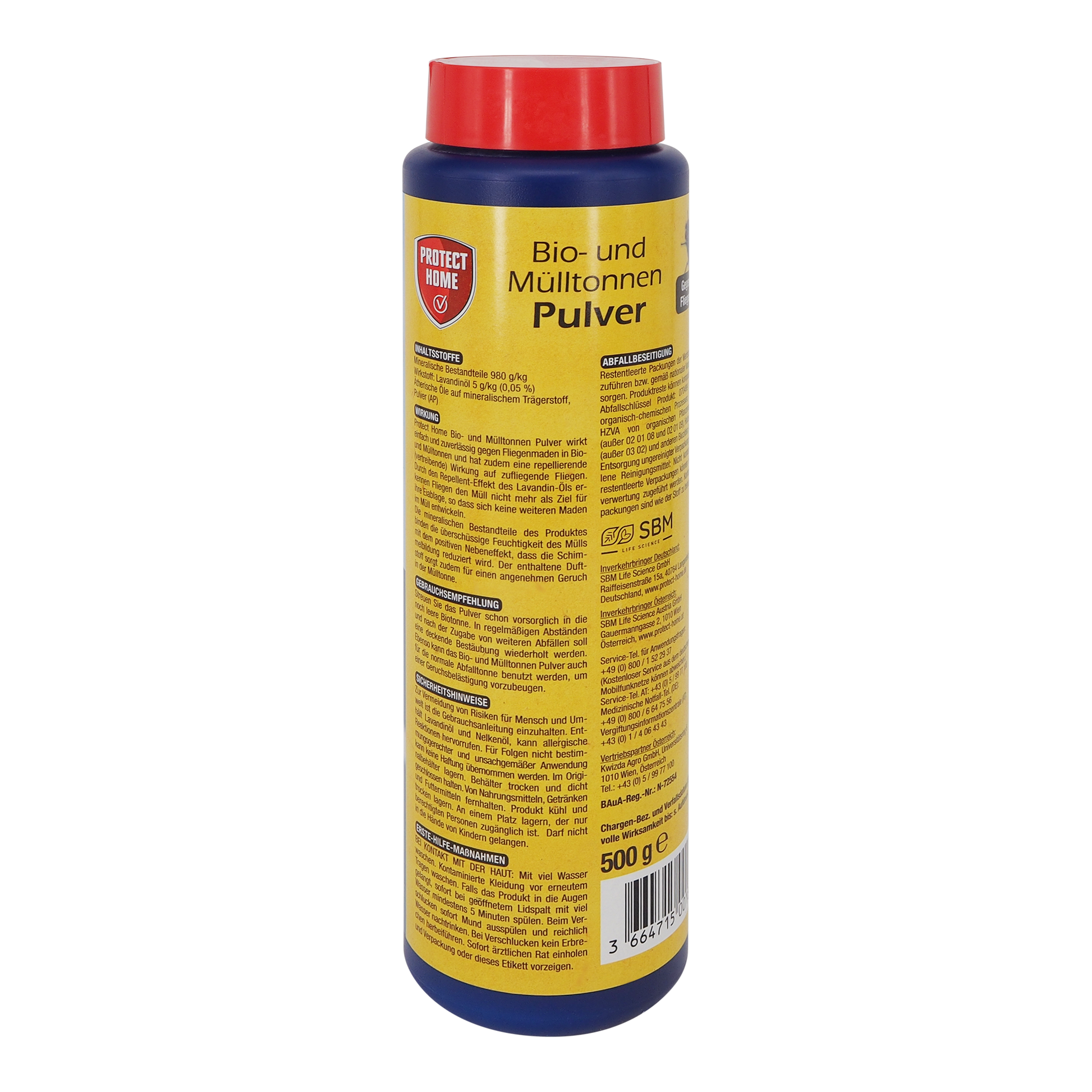 Insektenschutzmittel-Flasche mit Etikett.