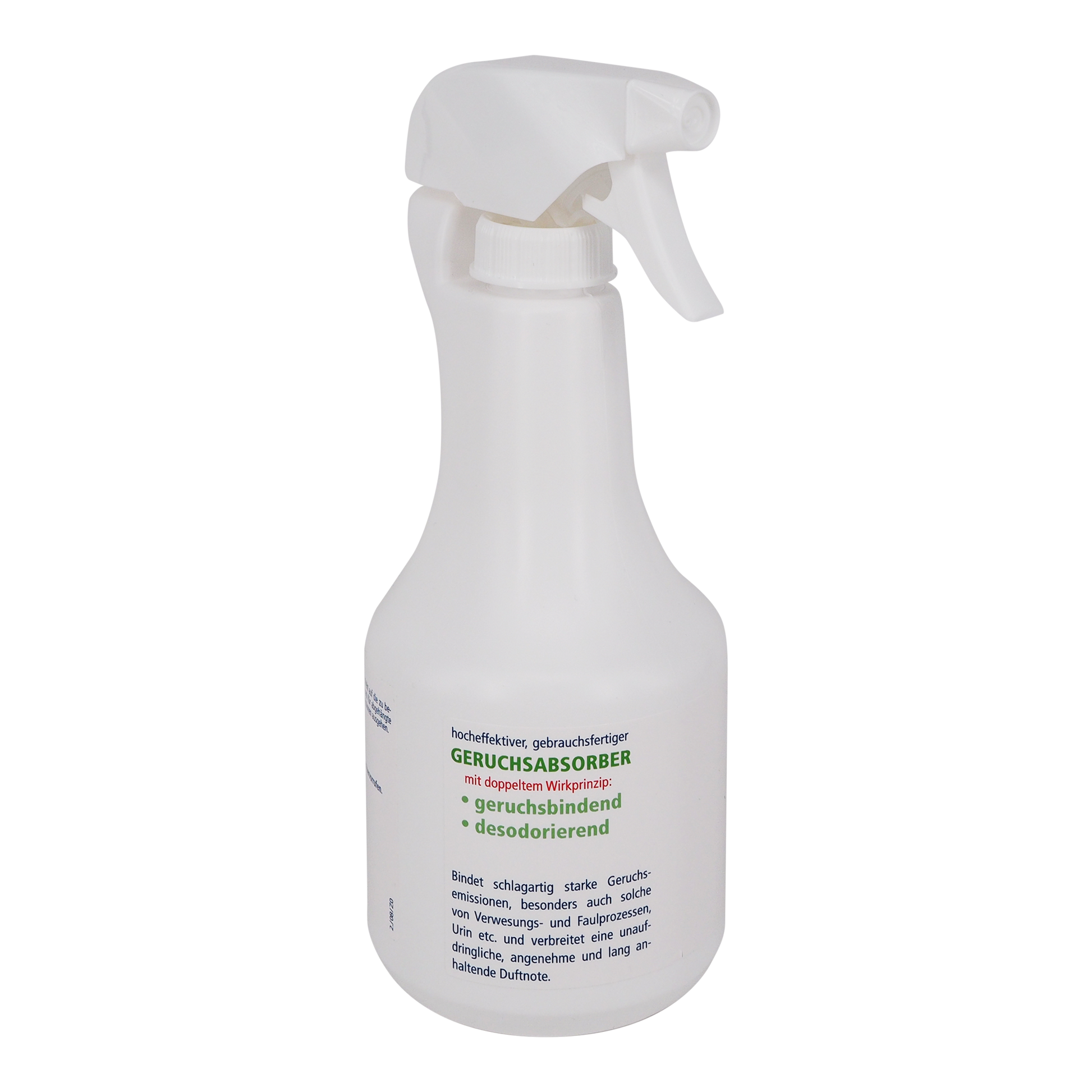 Sprühflasche mit Geruchsabsorber.