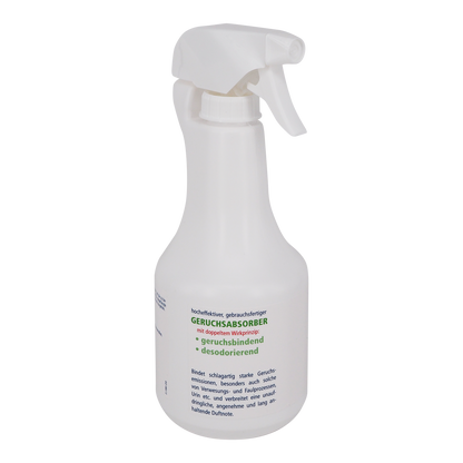 Sprühflasche mit Geruchsabsorber.