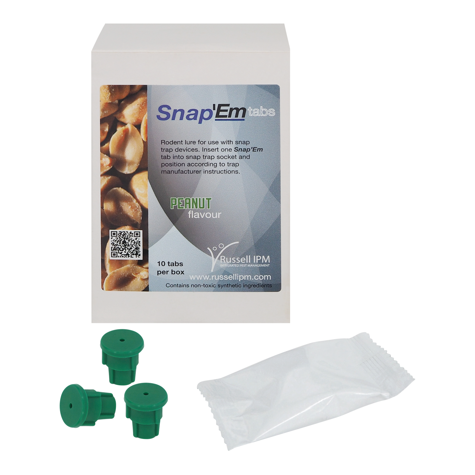 Lockstoff-Tabletten für Schlagfallen.