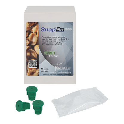Lockstoff-Tabletten für Schlagfallen.