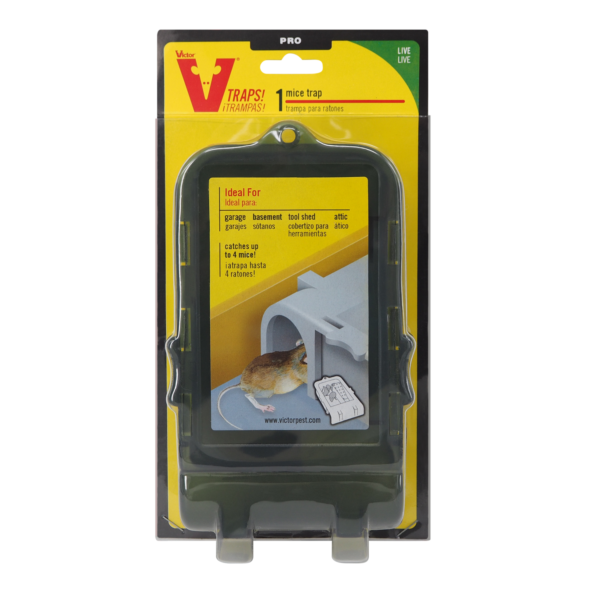 Mausefalle in Verpackung.