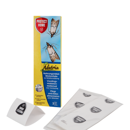 Mottenfalle-Verpackung und -Produkte.