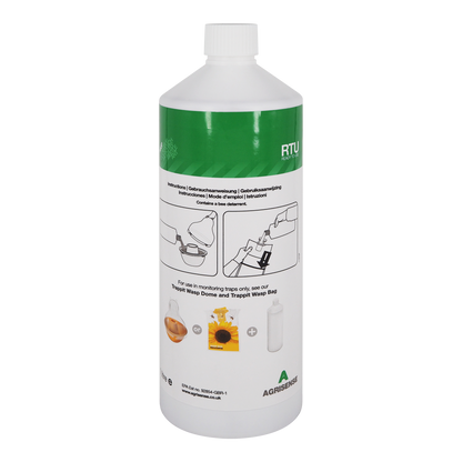Flasche mit Insektenschutzmittel.
